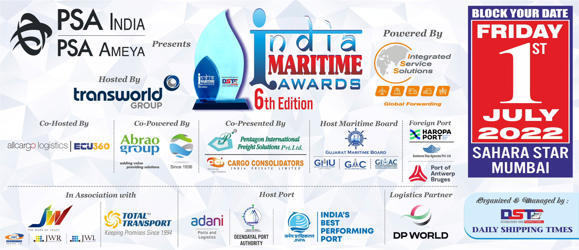 India Maritime Awards - 6th Edition Winners